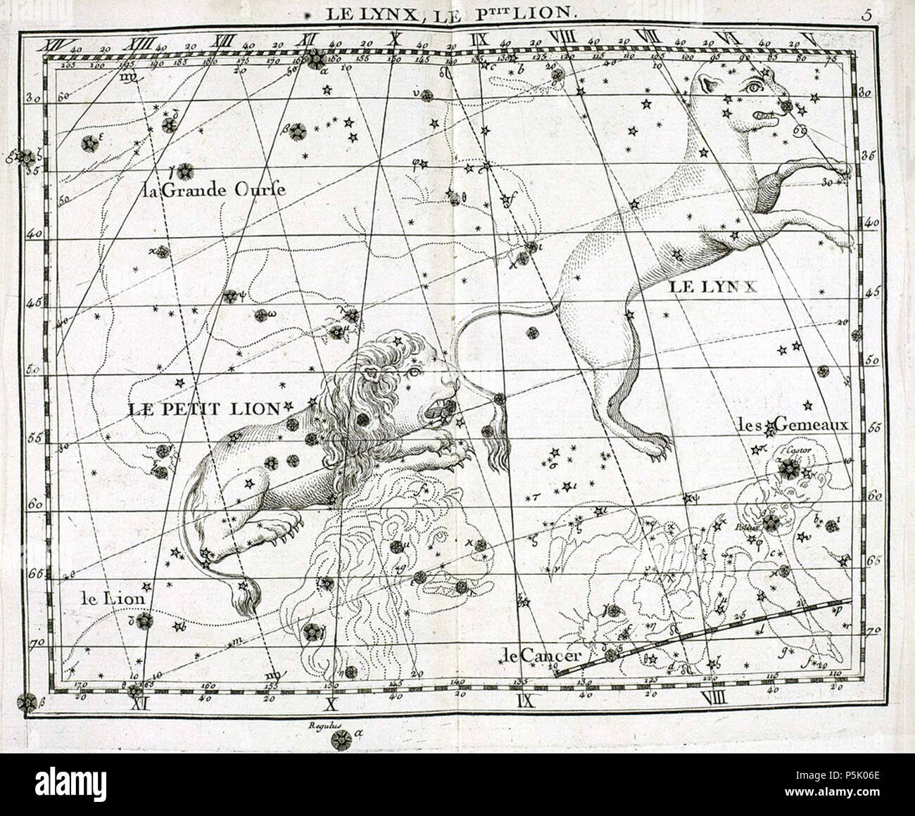 N/A. Atlas Coelestis . 1776. 145 John Flamsteed Atlas Coelestis-5 Banque D'Images