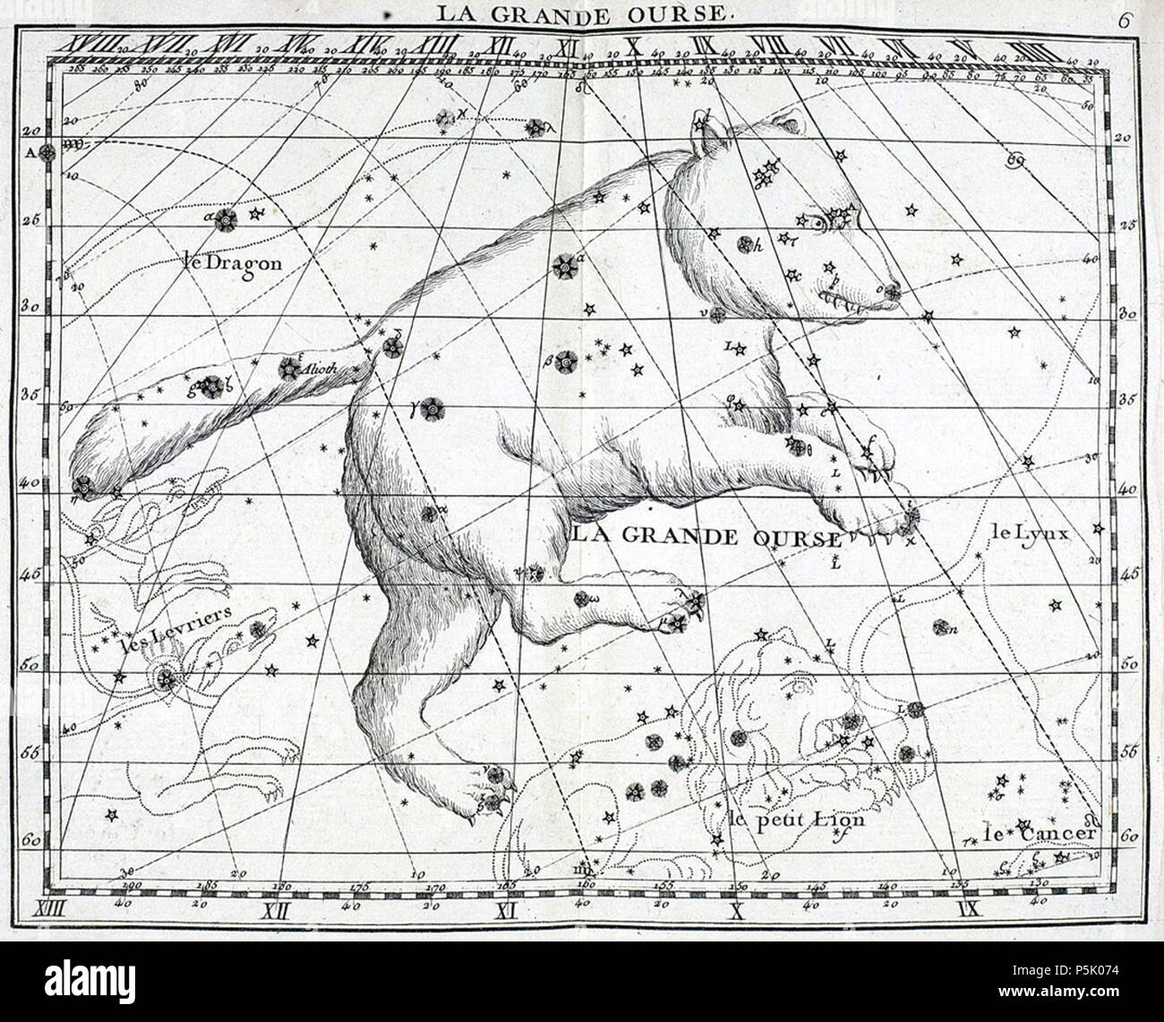 N/A. Atlas Coelestis . 1776. 145 John Flamsteed Atlas Coelestis-6 Banque D'Images