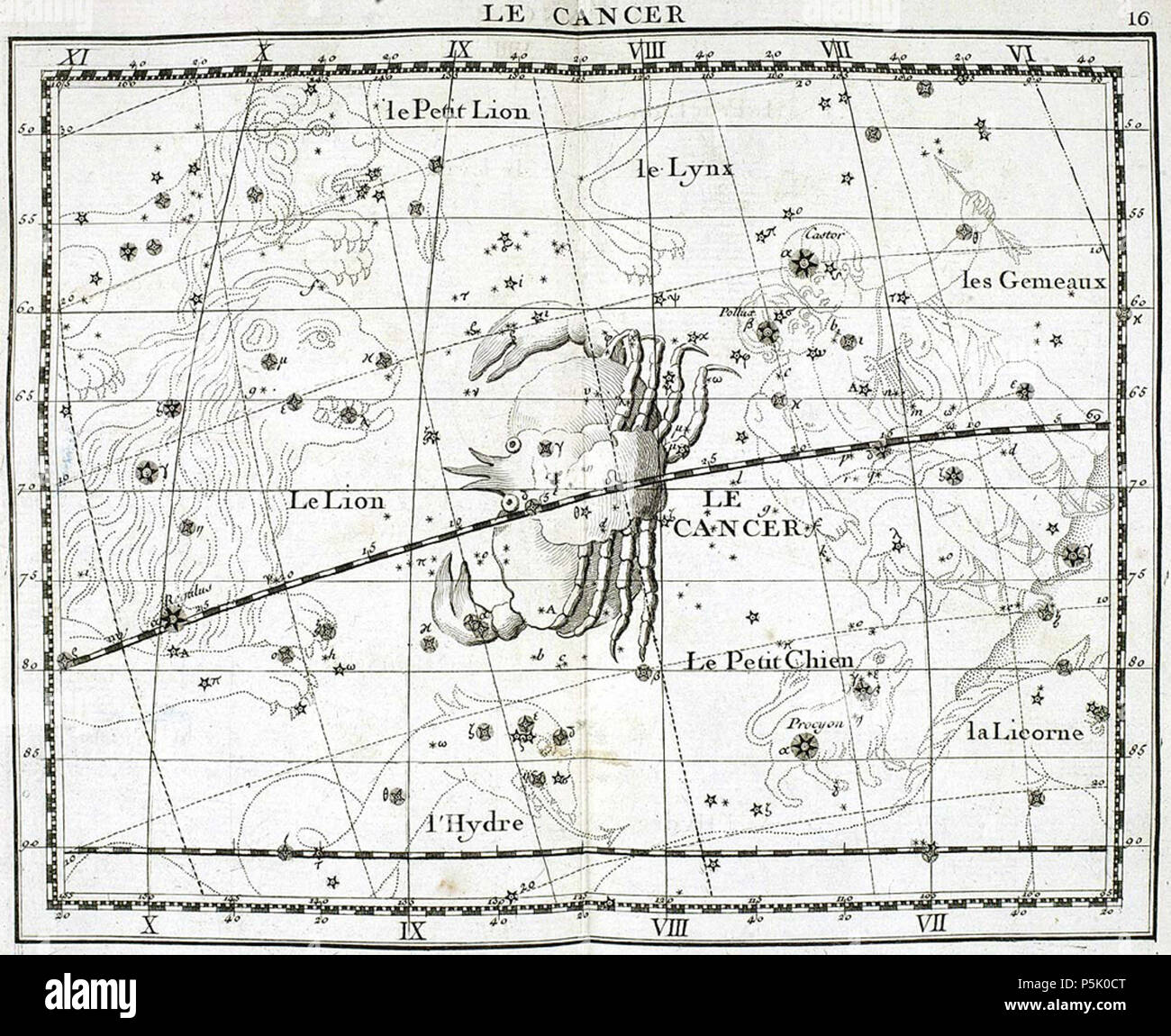 N/A. Atlas Coelestis . 1776. 145 John Flamsteed Atlas Coelestis-16 Banque D'Images