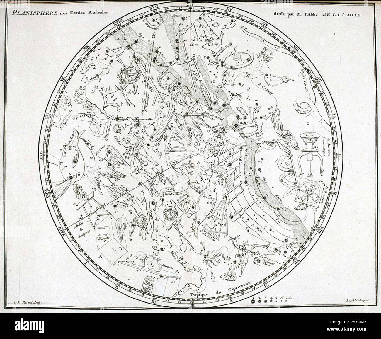 N/A. Atlas Coelestis . 1776. 145 John Flamsteed Atlas Coelestis-29 Banque D'Images