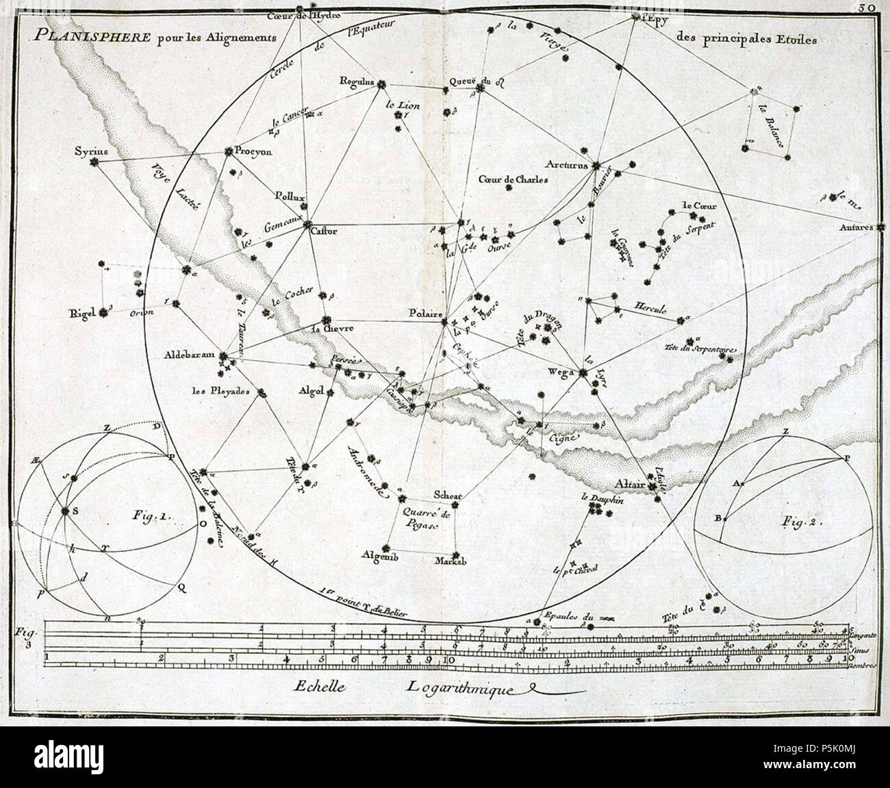 N/A. Atlas Coelestis . 1776. 145 John Flamsteed Atlas Coelestis-30 Banque D'Images