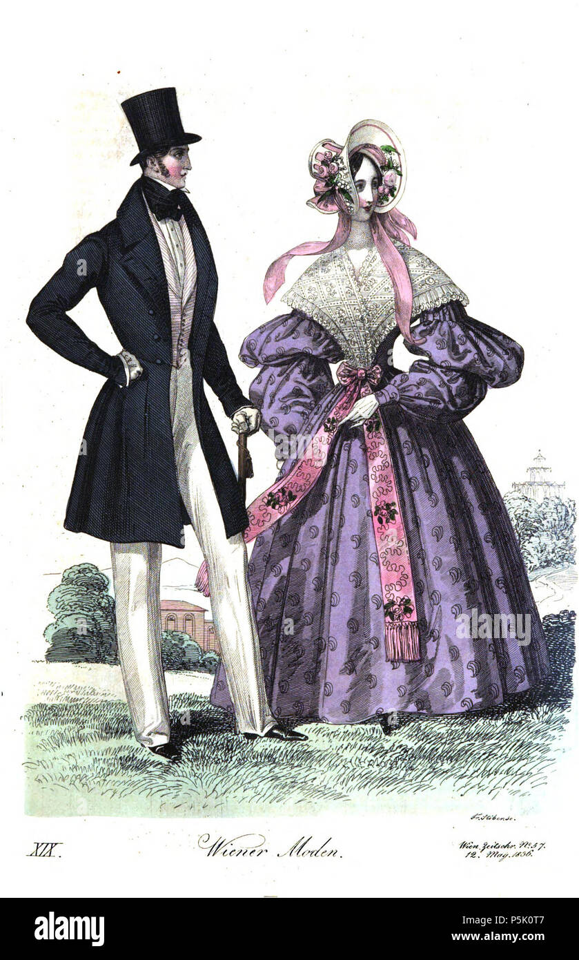 N/A. Deutsch : English : Mode Wiener mode viennois . 1836. Franz Xaver Stöber (1795-1858) Noms alternatifs Stöber, Franz Xaver Description graveur autrichien Date de naissance/Décès 20 Février 1795 11 avril 1858 Lieu de naissance/décès Vienne Vienne Autriche lieu de travail contrôle d'autorité : Q90197 VIAF:54921525 ISNI:0000 0000 5535 2039 RCAC:n97877838 GND:117263834 BNE:XX1608344 28 WorldCat de façon viennoise, 1836-19 Banque D'Images