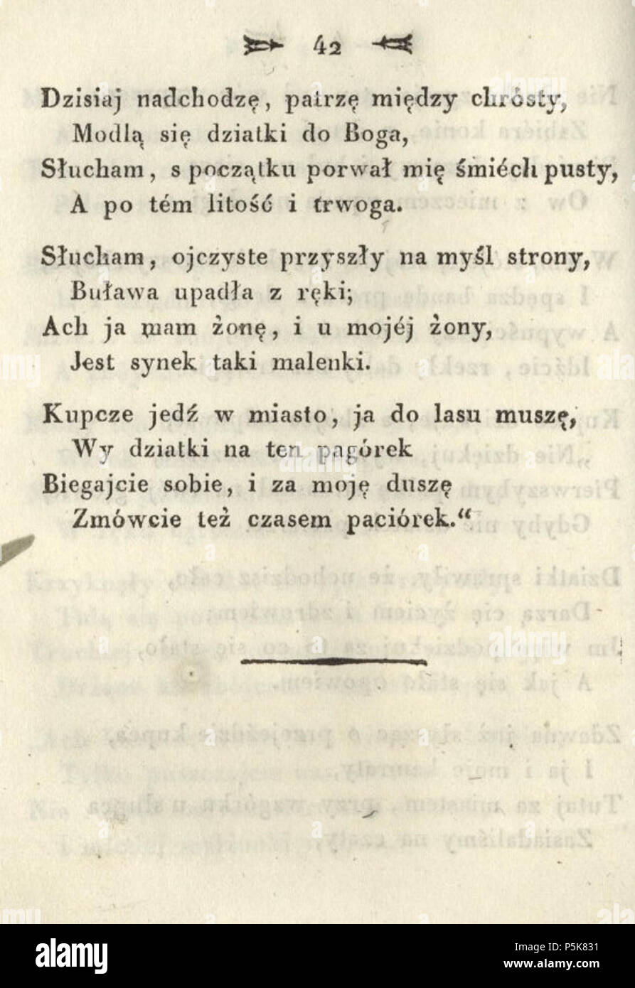 N/A. Anglais : Poèmes de Adam Mickiewicz. C. 1. - Vilnius ; imprimé par Józef Zawadzki, 1822 ; Adam Mickiewicz (1798-1855) Polski : Poezye Adama Mickiewicza. T. 1. - Wilno ; drukiem Józefa Zawadzkiego, 1822 ; Adam Mickiewicz (1798-1855) . 1822. Adam Mickiewicz (1798-1855) Nom de naissance Autres noms : Bernard Adam Mickiewicz Belarusian-Lithuanian Description Professeur, poète, journaliste d'opinion, dramaturge, essayiste et traducteur Date de naissance/décès 24 Décembre 1798 26 novembre 1855 Lieu de naissance/mort Zavosse Istanbul 1818 1855 période de travail de contrôle d'autorité : Q79822:64009368 VIAF J Banque D'Images