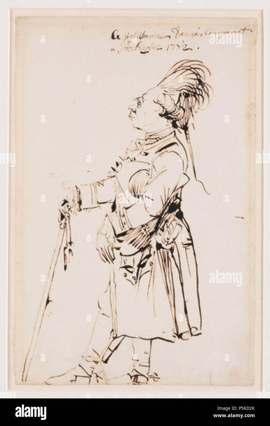N/A. English : 'Baron Clemens August von Haxthausen à Stockholm. 1782'. Crayon, plume et encre brune. 344x223 mm. Statens Museum for Kunst, Kobberstiksamlingen. 1782. Johan Tobias Sergel (1740-1814) Noms alternatifs Johan Tobias Sergell suédois Description sculpteur, peintre et caricaturiste Date de naissance/Décès 28 Août 1740 26 février 1814 Lieu de naissance/décès Paroisse Klara Stockholm Stockholm, lieu de travail, de l'Italie (1784) ; Paris (1758-1767), Rome (1767-1778), Stockholm (1778-1814) le contrôle d'autorité : Q924618 VIAF:39538278 ISNI:0000 0000 8374 4056 ULAN:500018593 RCAC:n:S WGA50009882 Banque D'Images