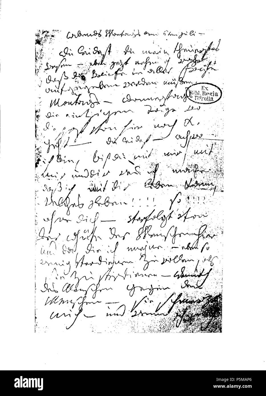 96 An die Unsterbliche Geliebte 05 Banque D'Images