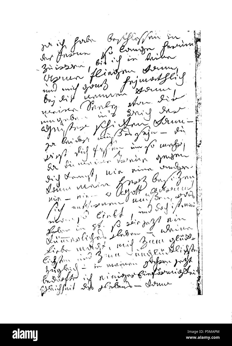 96 An die Unsterbliche Geliebte 08 Banque D'Images