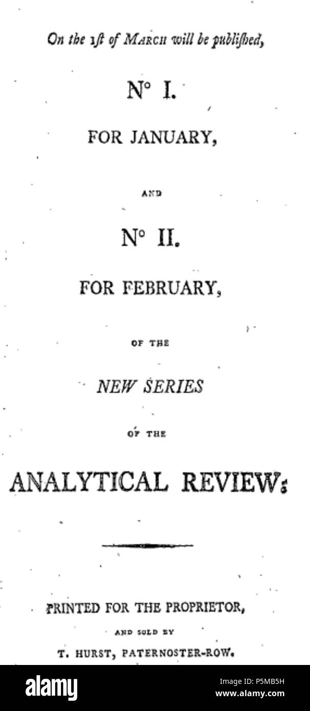 97 AnalyticalReviewNewSeries Banque D'Images