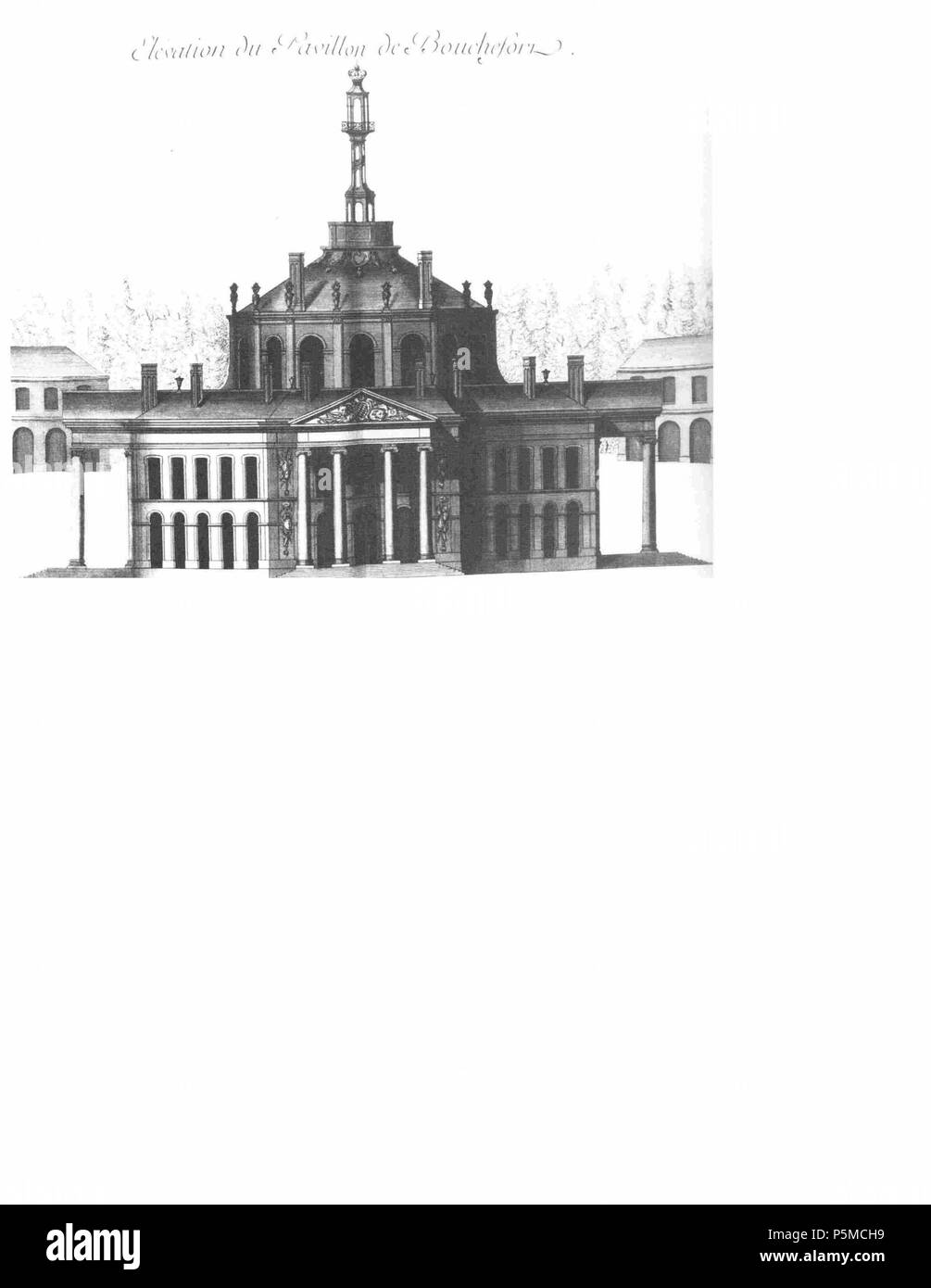 N/A. Ansicht Schloss Bouchefort . 1745. Pierre Loze 108 Ansicht Schloss Bouchefort Banque D'Images