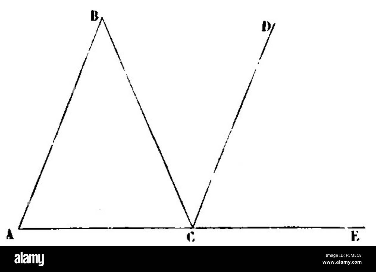 N/A. English : Fig. 8. - Égalité de la somme des angles d'un triangle un 180 degré sur deux angles droits. 1 mars 2012. François Arago (1786-1853) Noms alternatifs François Arago astronome Français Description, mathématicien, physicien, homme politique, scientifique et enseignant à l'université Date de naissance/Décès 26 Février 1786 2 octobre 1853 Lieu de naissance/décès d'Estagel Paris lieu de travail Paris contrôle d'autorité : Q154353 VIAF:64023378 ISNI:0000 0001 2280 9159 RCAC:n:NLA50052497 35263984 GND:118847767 François Arago 117 WorldCat Astronomie Populaire page T1 0048 Fig8 Banque D'Images