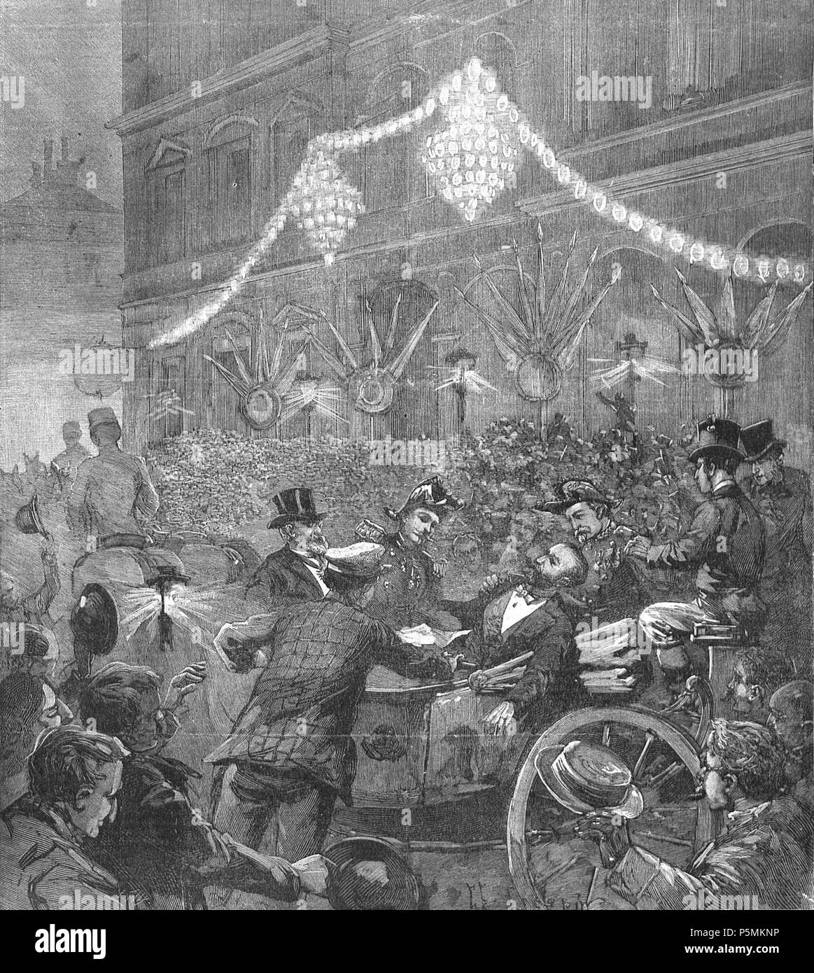 143 Assassinat Carnot (Progrès illustré, 1894-07-01) Banque D'Images
