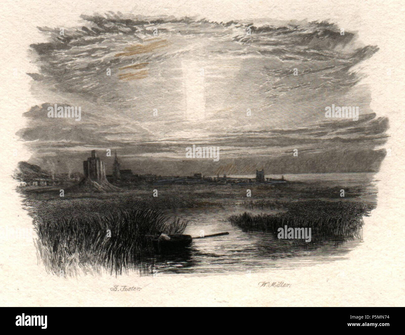 N/A. Anglais : le rêve d'Eugene Aram 'agréablement brillaient au soleil couchant", touché la preuve Gravure de William Miller après Birket Foster, publié dans les Poèmes de capot p1, encore une fois illustré par Birket Foster, E. Moxon, Son & Co., London 1872 . 1872. William Miller (1796-1882) Noms alternatifs William Frederick J Miller, William Frederick, J Miller graveur écossais Description Date de naissance/décès 28 MAI 1796 20 janvier 1882 Lieu de naissance/décès Sheffield Édimbourg contrôle d'autorité : Q2580014 VIAF:75215312 ISNI:0000 0000 6708 7623 ULAN:500003200 RCAC:n82240733 Oxford Dict.:18745 Wor Banque D'Images