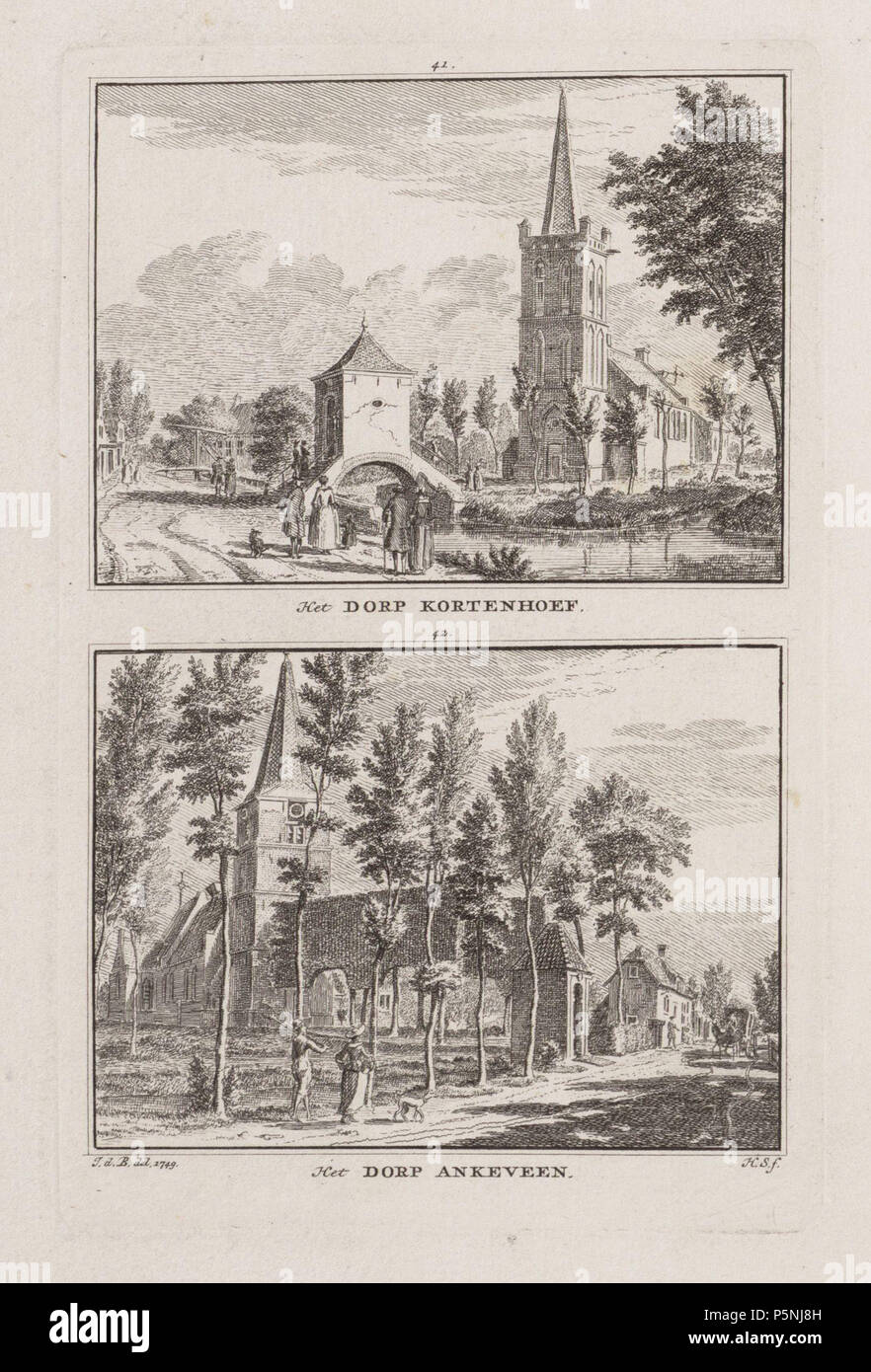 N/A. Nederlands : Het dorp Kortenhoef Beschrijving ; Het dorp Ankeveen Dubbelprent rencontré visuels van de kerken van en Kortenhoef Ankeveen. Afmetingen : 150 x 95 mm. Ste uit : Het Kabinet van Verheerlijkt Nederland de hedendaagsche gezigten van den papenburg enz. Dans de Vereenigde Ned.landen, diendende tot opheldering beschrijvinge der van den Tegenwoordige Staat der Nederlanden. Documenttype prent Vervaardiger Tirion, Isaak Spilman, Hendrik, Jan de Beijer (1703-1780) Collectie Collectie 1749 Atlas Dreesmann http://archief.amsterdam/archief/10094 Afbeeldingsbestand Datering Inventarissen 01009400622 Banque D'Images