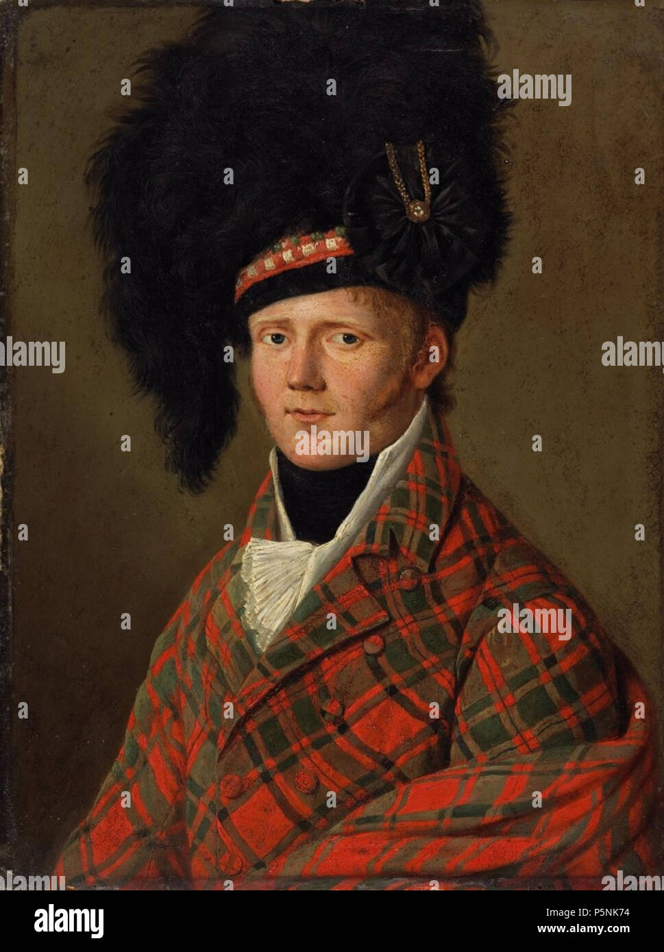 N/A. Anglais : John Mackenzie par William Berczy, c. 1811, huile sur papier, sur carton, 31,7 x 24 cm, National Gallery of Canada, Ottawa . circa 1811. William Henry 190 John Mackenzie par William Berczy, c. 1811 Banque D'Images