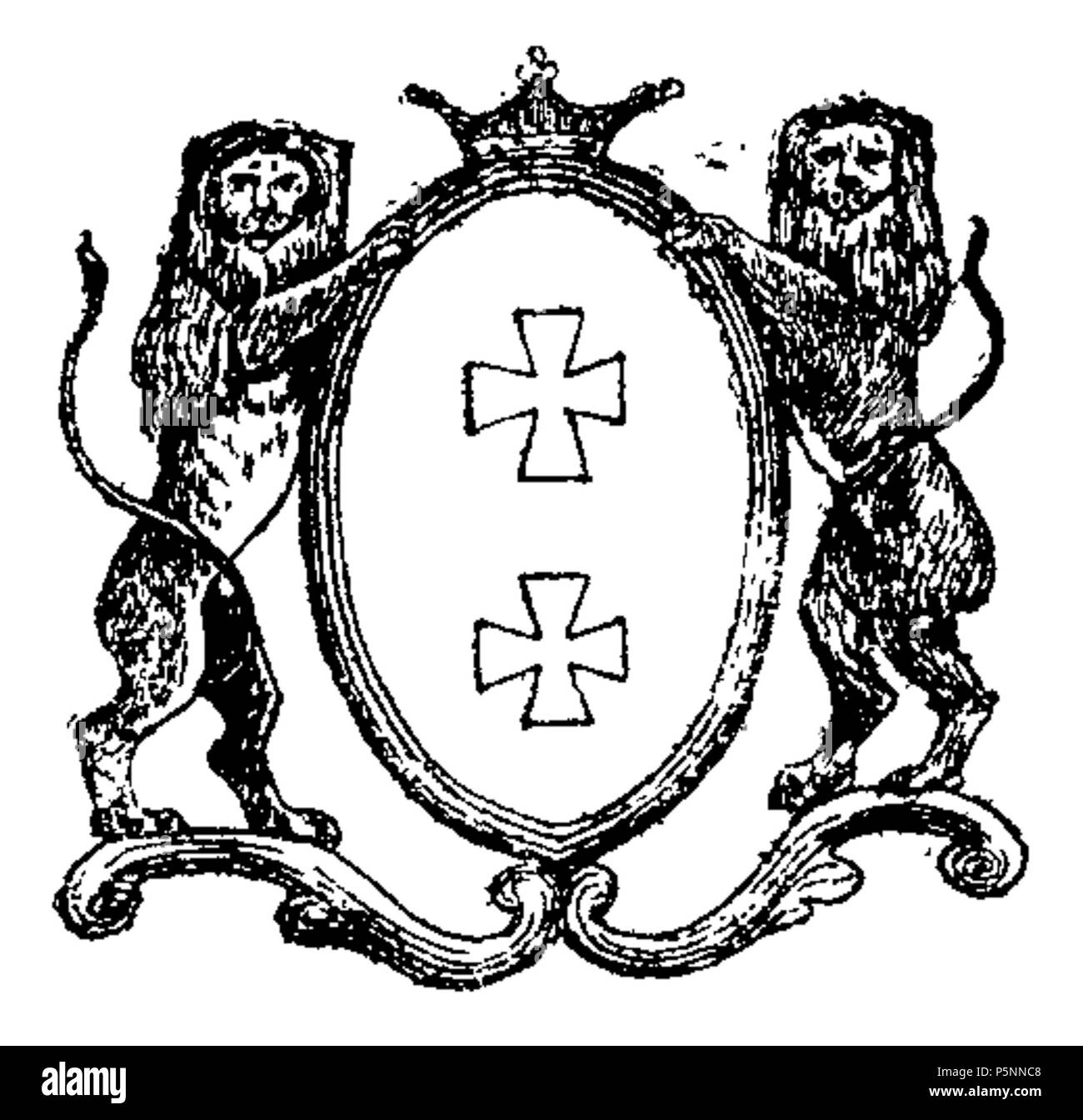 165 Baliński Starożytna, Polska. Miasto Gdansk Banque D'Images