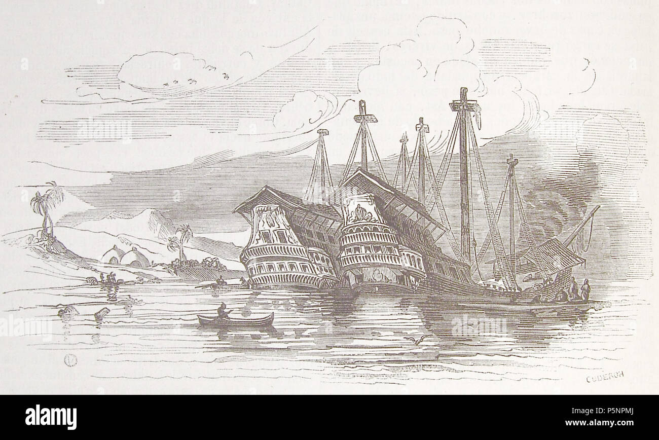 Isla de la Jamaïque 170 Barcos de Colón en la Isla de la Jamaïque Banque D'Images