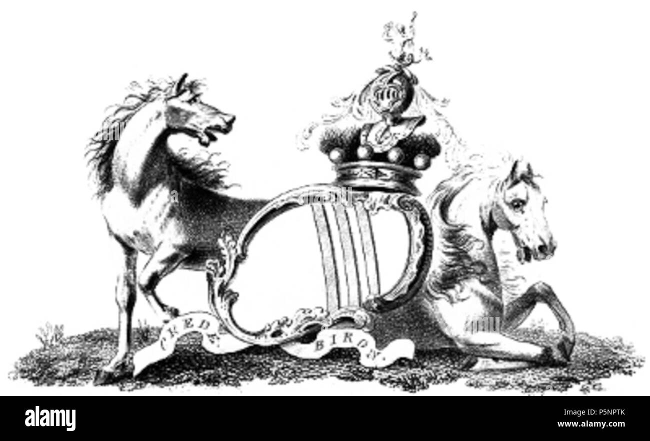 172 Le Baron Byron coa Banque D'Images