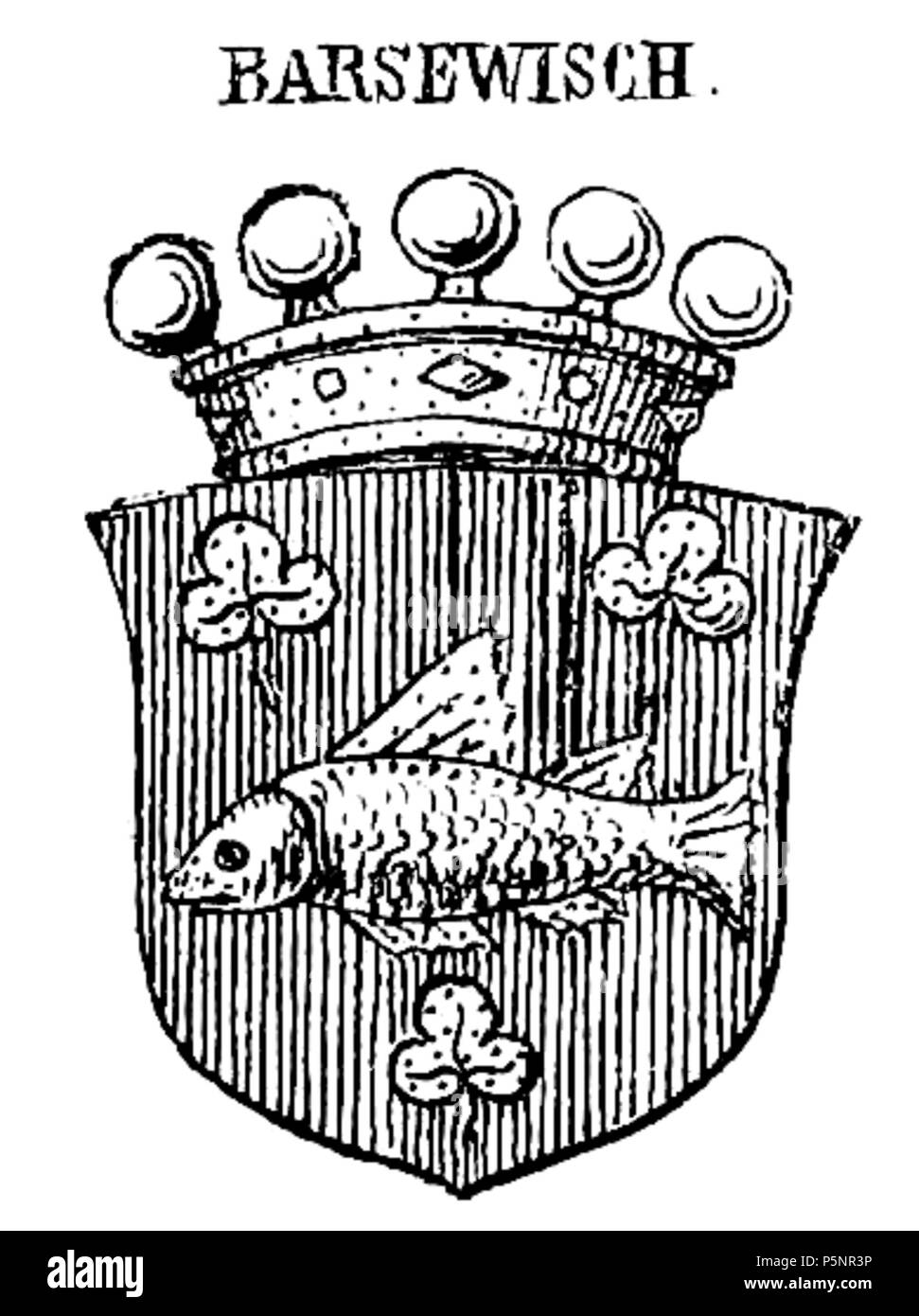 Barsewisch-Wappen 173 SM 439 Banque D'Images