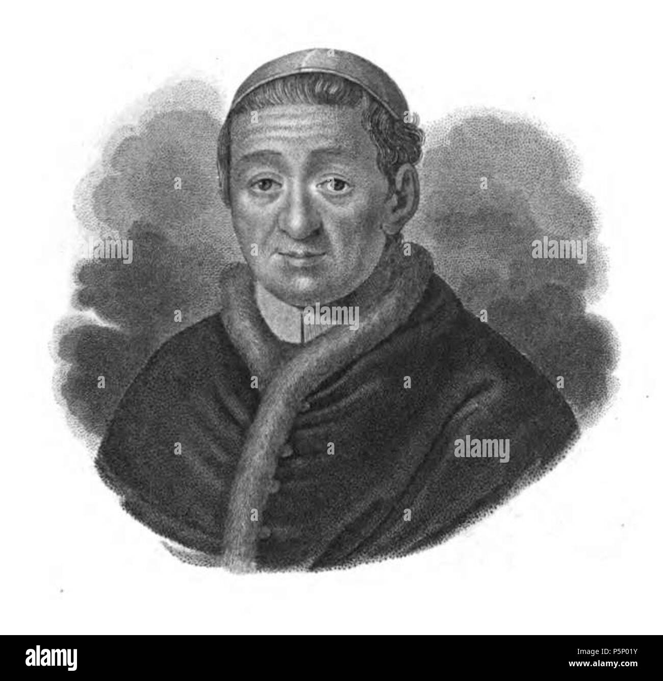 204 Bildnis Papst Gregor XVI. 1846 Bernhard Wagner Banque D'Images