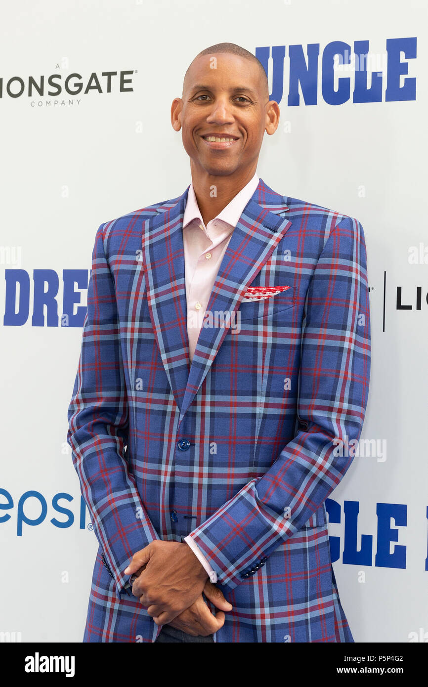 New York, États-Unis. 26 Juin, 2018. Reggie Miller a appelé l'Oncle assiste à la première de New York à l'Alice Tully Hall, Lincoln Center Crédit : Lev Radin/Pacific Press/Alamy Live News Banque D'Images