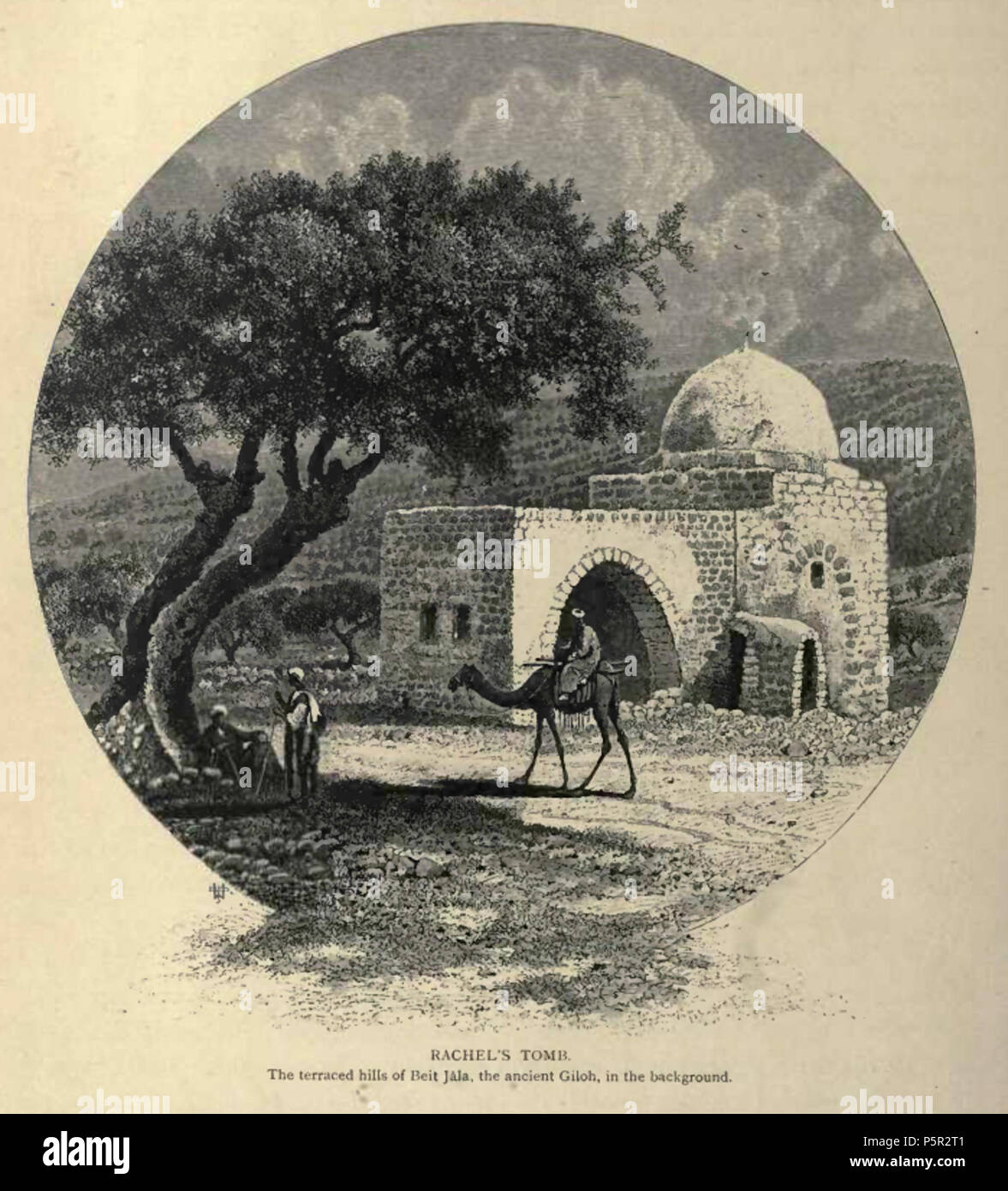 N/A. English - La chapelle de Bethléem de la nativité 1880 . Stanley Lane-Poole, Bethléem 195 1880 tombeau de Rachel Banque D'Images