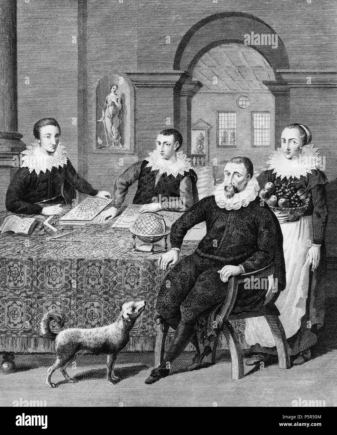 391 Cristóvão Colombo e família Banque D'Images