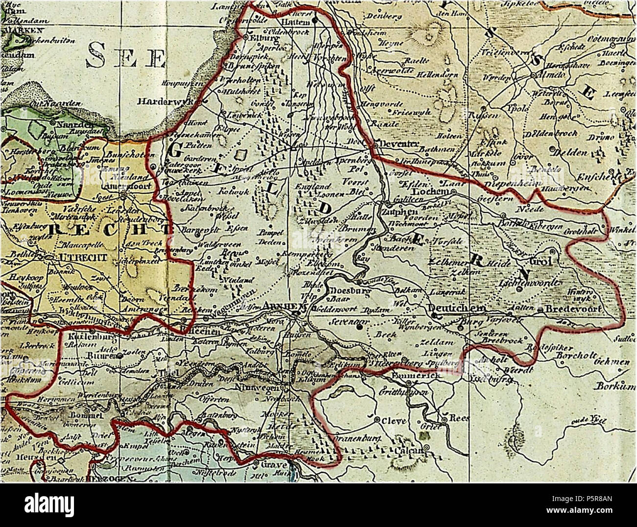 N/A. Anglais : Yssel-Supérieur (néerlandais : Boven IJssel) était le nom d'un département du Premier Empire français dans les Pays-Bas actuels. Nederlands : Boven IJssel (Franse naam : Yssel-Supérieur) était de naam van een Frans departement in de Nederlanden . 1810. Adolf Stieler (1775-1836) Description cartographe allemand Date de naissance/Décès 26 Février 1775 13 mars 1836 Lieu de naissance/décès Gotha ebenda lieu de travail de l'Institut Géographique Justus Perthes à Gotha le contrôle d'autorité : Q62914 VIAF:71694348 ISNI:0000 0001 0914 5474 RCAC:n:NLA88080340 35945958 Bibliothèque ouverte:OL4529939UN MONDE Banque D'Images