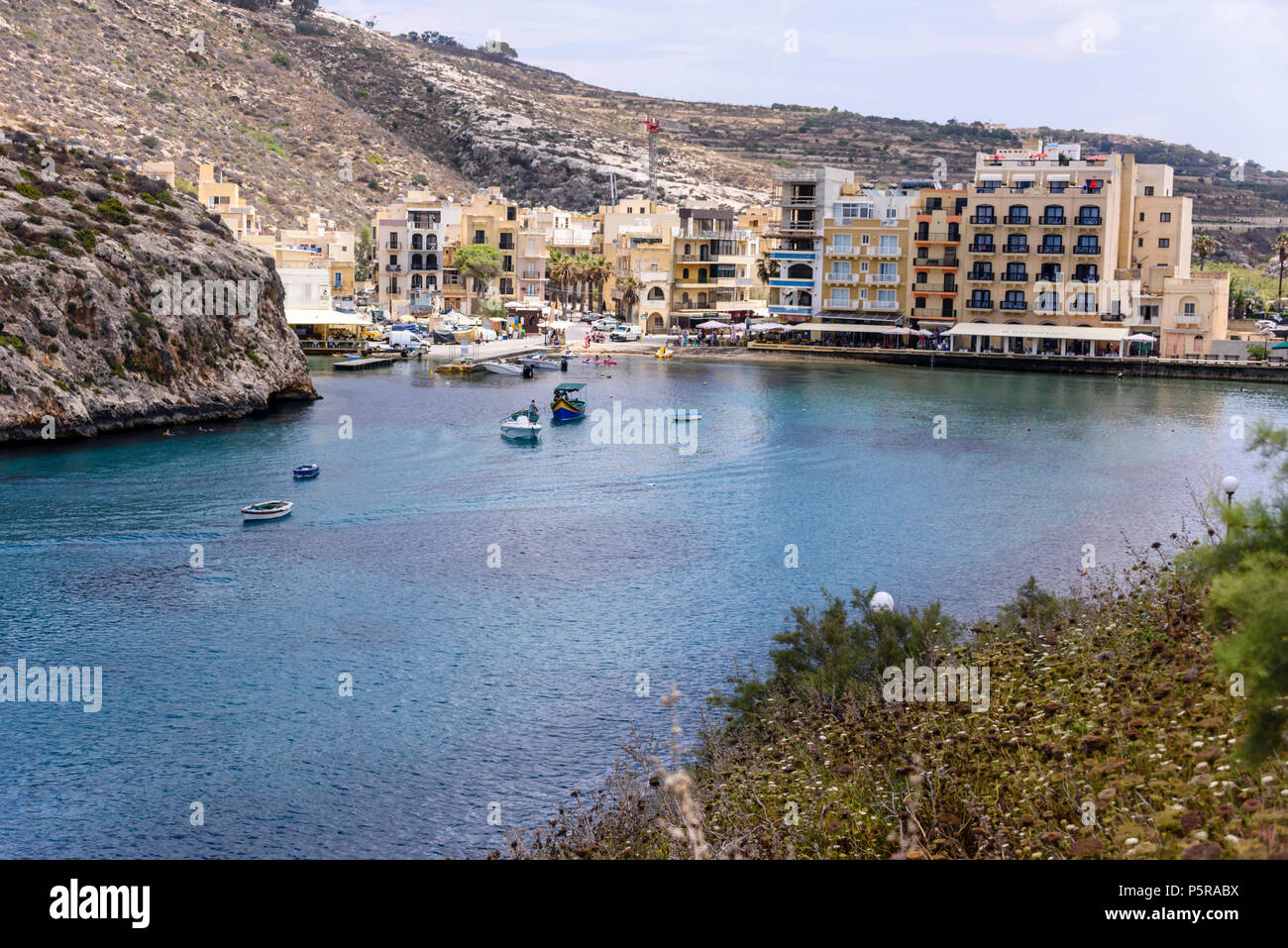Baie de Xlendi Banque D'Images