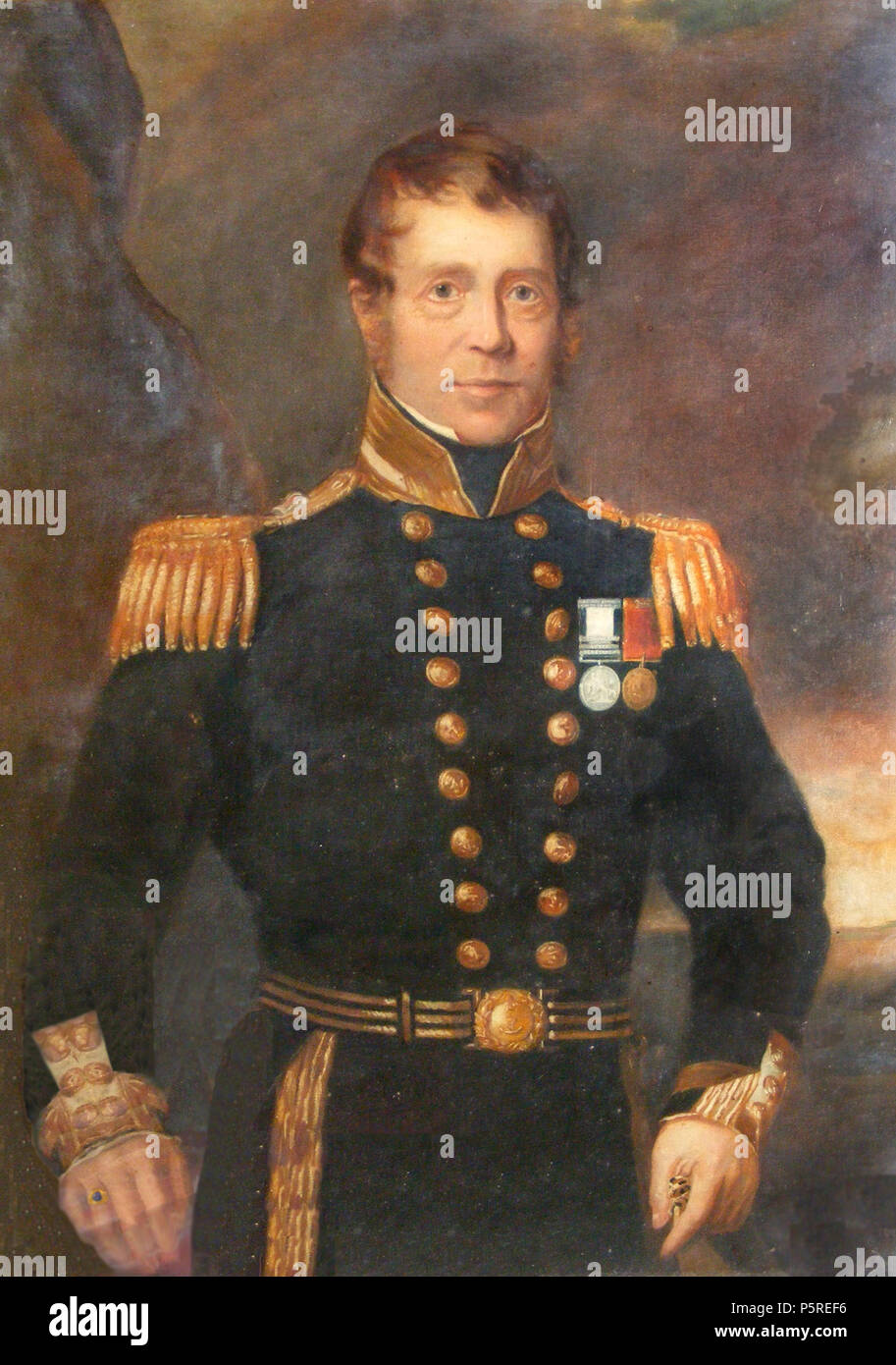 N/A. Anglais : Peinture de l'amiral John Carter R.N. . 1810. N/A 61 L'amiral John Carter2 Banque D'Images