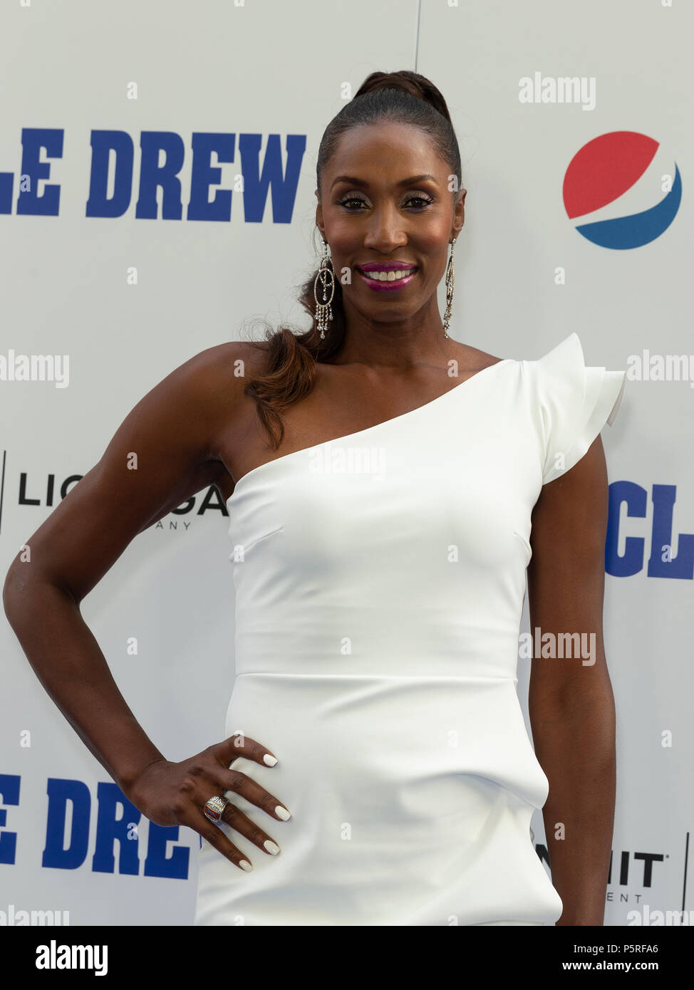 New York, États-Unis. 26 Juin, 2018. Lisa Leslie assiste à l'oncle a appelé New York Premiere au Alice Tully Hall du Lincoln Center Crédit : Lev Radin/Pacific Press/Alamy Live News Banque D'Images