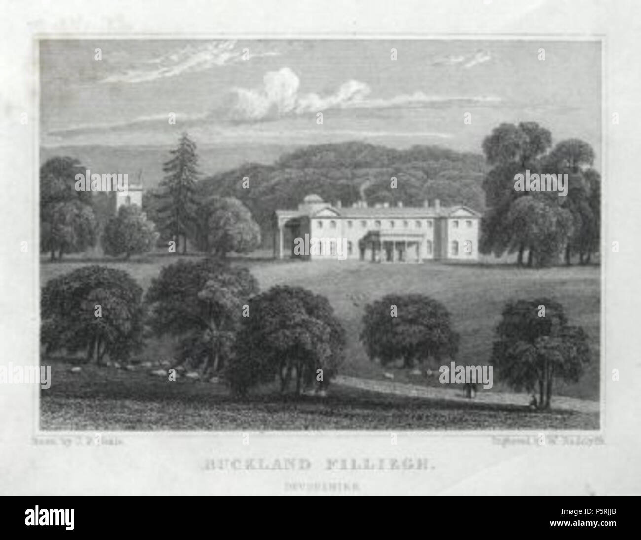 N/A. Anglais : Buckland Brayford, près de Beaworthy, Devon. Gravée par W.Radclyffe après J.P.Neale, publié à Londres en 1829 par Jones & Co. dans "Vues des sièges des nobles et Messieurs en Angleterre, Pays de Galles, Ecosse et Irlande.' . 1829. Gravée par W.Radclyffe après J.P.Neale, Londres 1829 publié par Jones & Co. dans "Vues des sièges des nobles et Messieurs en Angleterre, Pays de Galles, Ecosse et Irlande.» BucklandFilleigh 247 Devon1829 Banque D'Images