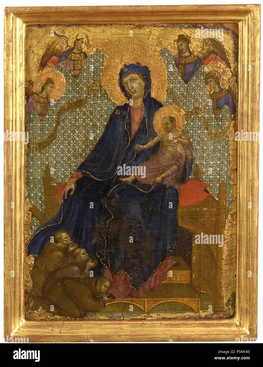 Madonna des Franciscains entre 1290 et 1300. N/A 249 Duccio di Buoninsegna 005 Banque D'Images