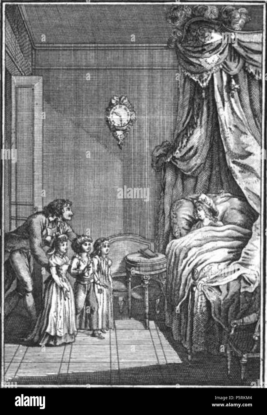 N/A. English : Frontispice de Cécilia, ou Mémoires d'une héritière par Fanny Burney, Tome 7, Paris, Devaux, 1794 . 1794. 251 Inconnu Burney Cecilia frontispice Devaux T7 1794 Banque D'Images