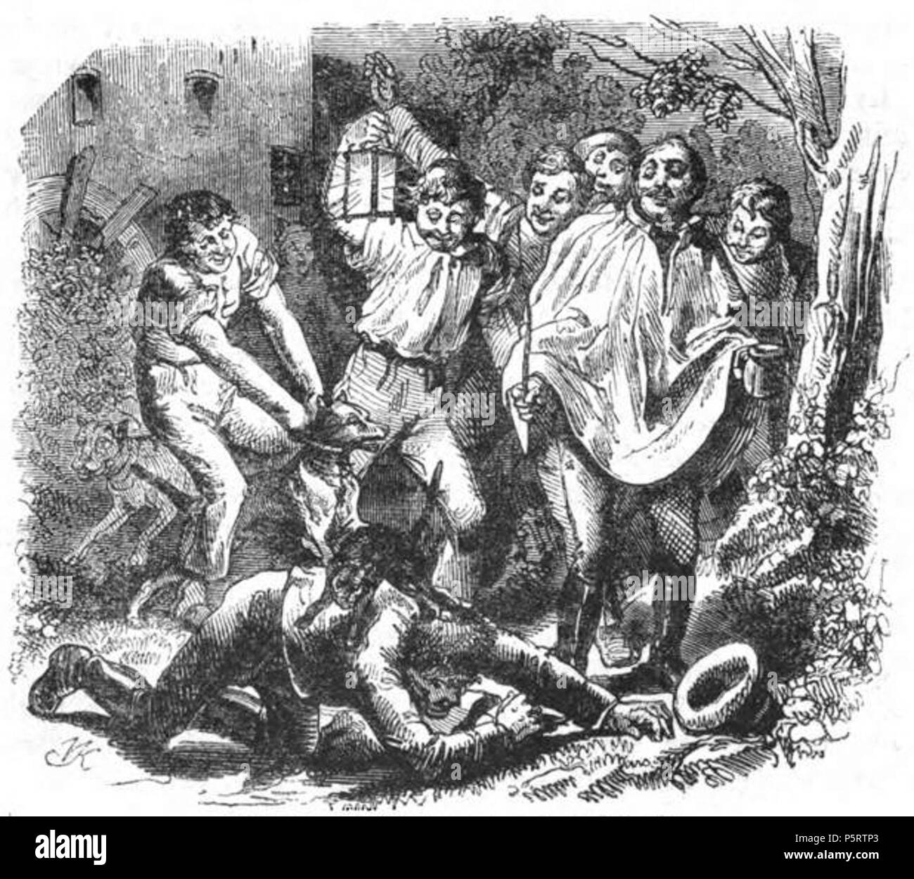 414 festliche Das Jahr img409 Ländlicher Schabernack dans der er Luziennacht Banque D'Images