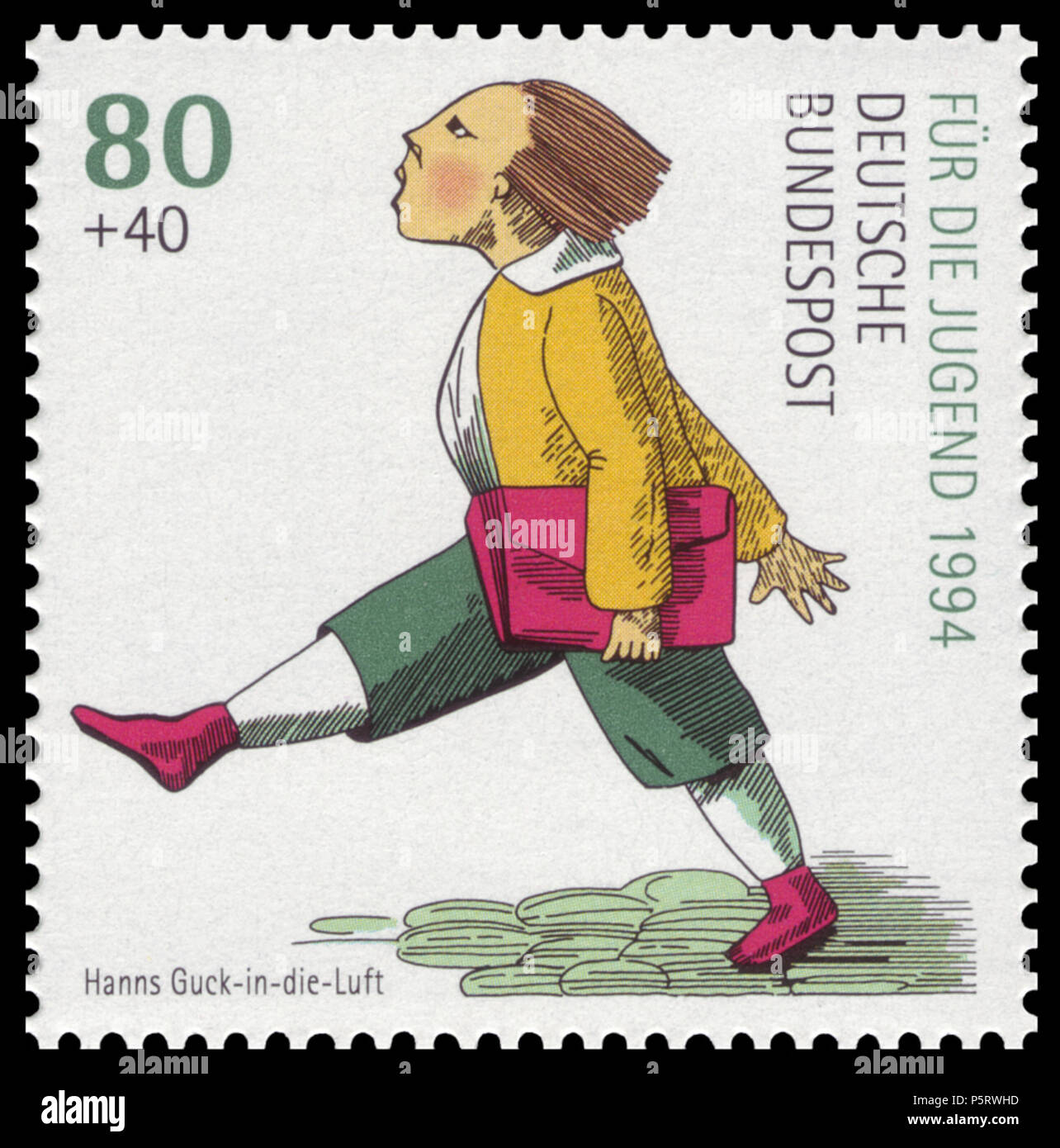 N/A. Anglais : pour les jeunes, 100e jour de la mort de Heinrich Hoffmann, écrivain Deutsch : Für die Jugend, 100. Todestag von Heinrich Hoffmann, Autor graphiques par Ehmke Ausgabepreis : 80 +40 Pfennigs Premier jour d'émission / Erstausgabetag : 14. Michel-Katalog Avril 1994-Nr : 1727 . 16 janvier 2011. Heinrich Hoffmann (1809-1894) Noms alternatifs Polycarpus Heulalius Heulenburg Gastfenger ; von Reimerich ; Peter Struwwel Kinderlieb ; Description de l'auteur auteur allemand de Struwwelpeter Date de naissance/décès 13 juin 1809 au 20 septembre 1894 Lieu de naissance/décès lieu de travail Allemagne Munich Francfort Banque D'Images