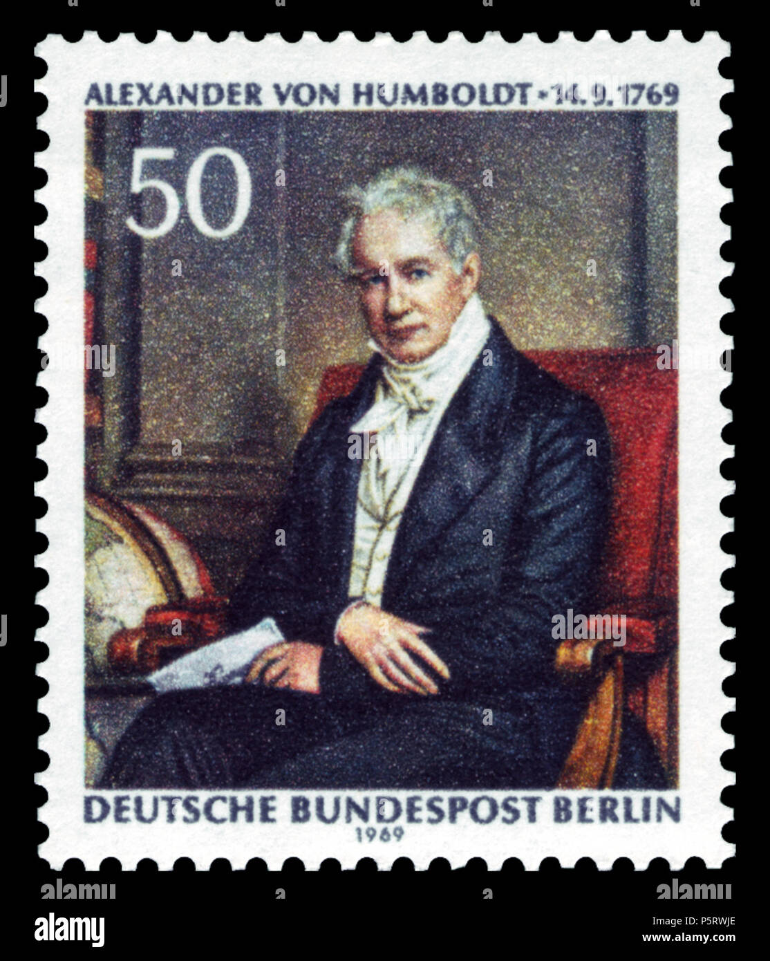 N/A. Anglais : 200e jour de la naissance d'Alexander von Humboldt (1769-1859) Deutsch : 200. Geburtstag von Alexander von Humboldt (1769-1859) Graphiques par Bundesdruckerei, Berlin : Ausgabepreis 50 Pfennig Premier jour d'émission / Erstausgabetag : 12. Michel-Katalog Septembre 1969-NR : 346 (Berlin) . Janvier 2009 (scan). Joseph Karl Stieler (1781-1858) Noms alternatifs Karl Joseph Stieler Description peintre allemand Date de naissance/décès 1 Novembre 1781 9 avril 1858 Lieu de naissance/décès Mayence Munich lieu de travail Italien, Munich contrôle d'autorité : Q467658 VIAF:22405115 ISNI:0000 0001 0653 Banque D'Images