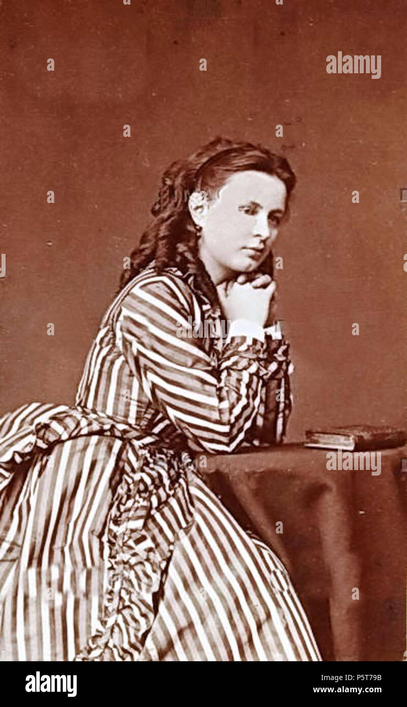 L'amiral Ludwig von Frau Fautz. Um 1865. Photographie von H. Gelpke. 39 4) l'amiral Ludwig von Frau Fautz.Photographie von H. Gelpke. Banque D'Images