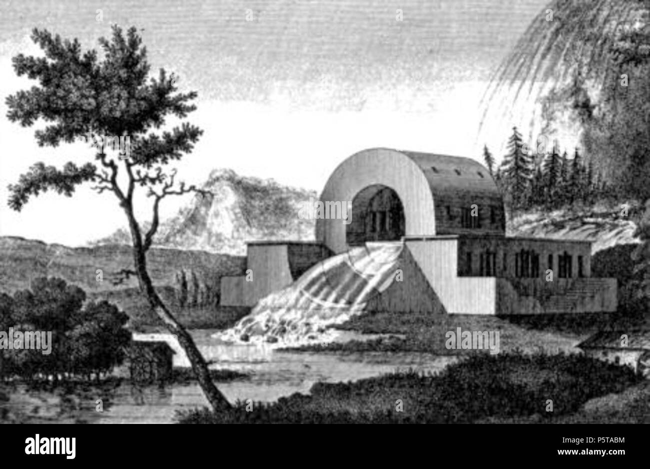 N/D N/A. N/A 335 Chaux - Maison de surveillants de la source de la Loue Banque D'Images