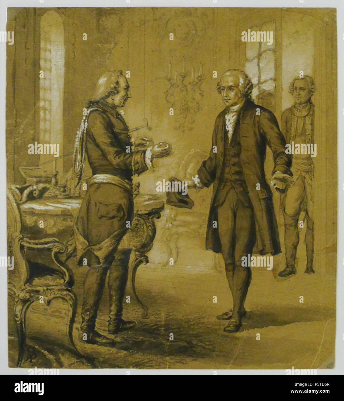 274 Carl Stauber - Illustration für Friedrich dem Großen Banque D'Images