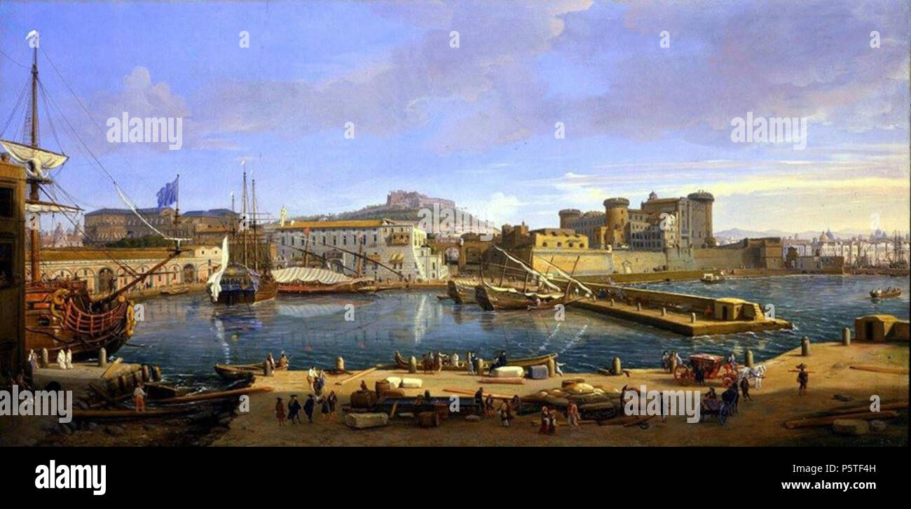 L'Italien : la Darsena delle Luciana . Napoli . 1700. Gaspar Van Wittel (1653-1736) Noms alternatifs Adriaensz. van Wietel Jasper, Caspar Adriaensz. Van Wittel, Gaspar Van Wittel. Adriaensz, Gaspar Van Wittel, Gasparo degli Occhiali, Gaspare Vanvitelli, Gaspare van Vitelli Description peintre, dessinateur et graveur Date de naissance/décès 1652 ou 1656 13 septembre 1736 Lieu de naissance/décès Amersfoort Rome lieu de travail Hoorn (1672-1673), Rome (1674-1694), Florence, Bologne, Ferrare, Venise, Milan, Piacenza, Rome (1697), Naples (1699), Rome (ca. 1711-1736), Urbino (ca. 1618) Banque D'Images