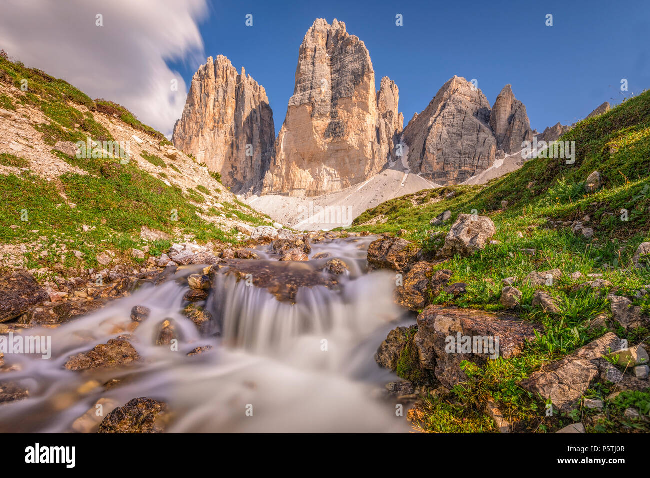 Tre Cime di Lavaredo, Dolomites, le Tyrol du Sud, Bolzano, Italie