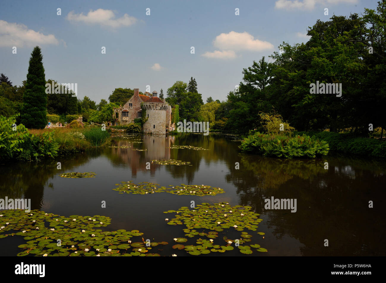 Scotney Castle, Kent National Trust Banque D'Images