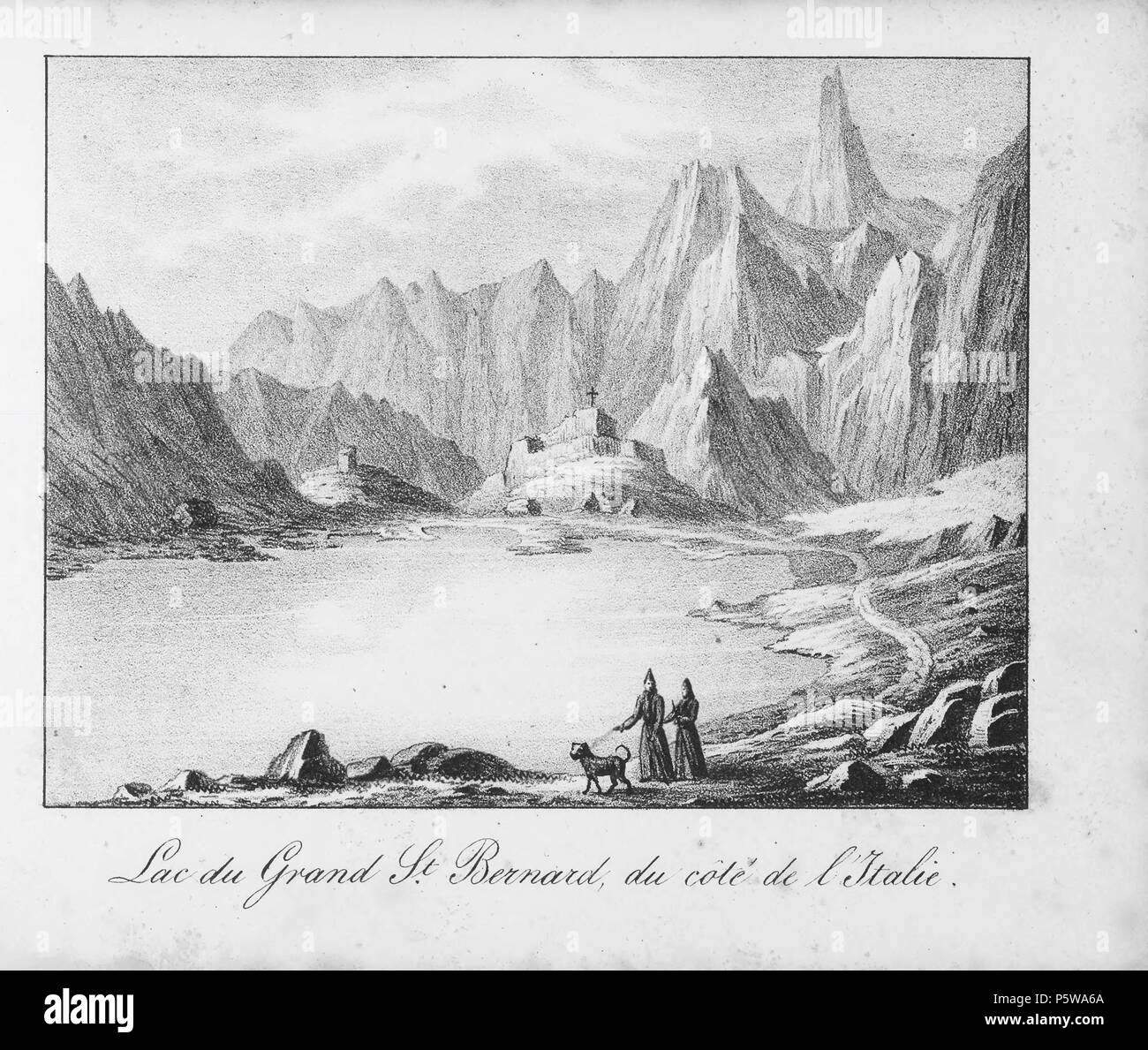 Lac du grand st bernard Banque de photographies et d’images à haute ...