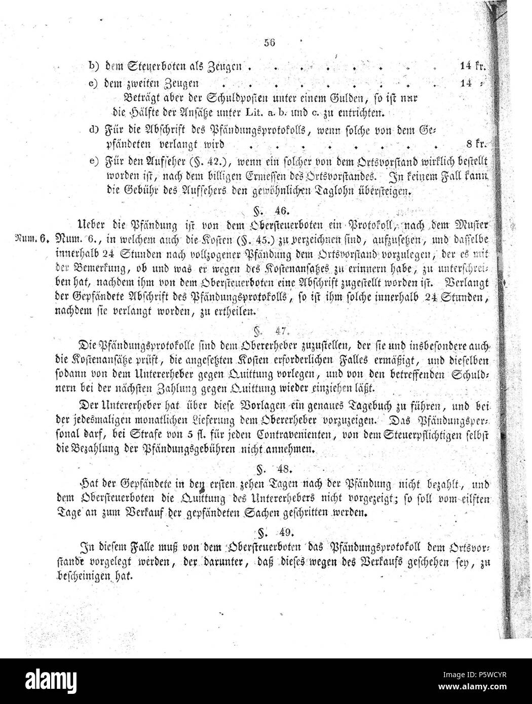 428 Steuerges Starkenb De Oberh Großh (Hess)(1820) 56 Banque D'Images