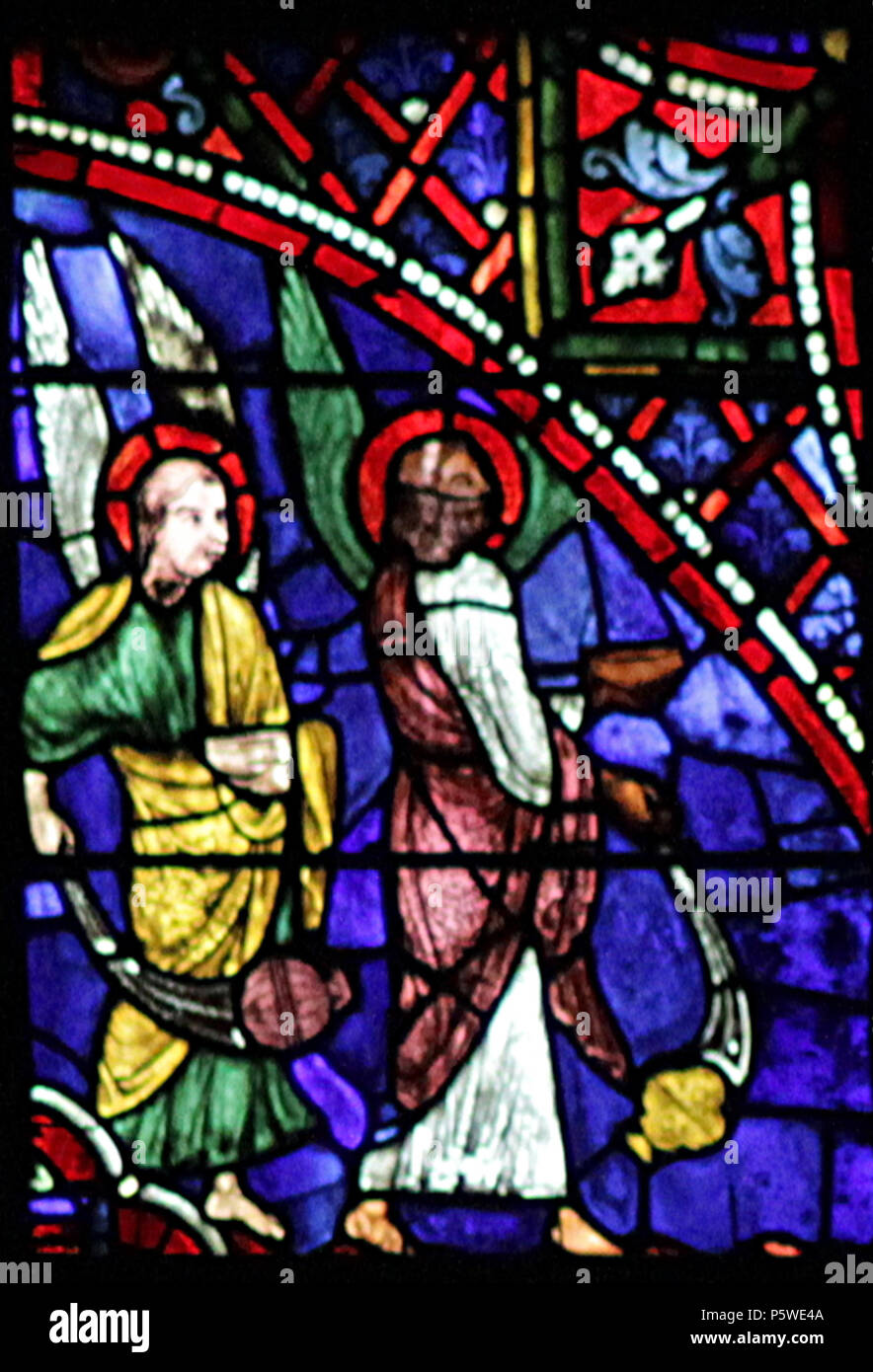 N/A. Anglais : fragment de fichier:Chartres 36 -corrigé.jpg - Ligne 08 : Bord 22 - Hiérarchie Céleste I - Anges. 23 juillet 2017, 11:26:58. Micheletb 333 Chartres 36 -08un Banque D'Images