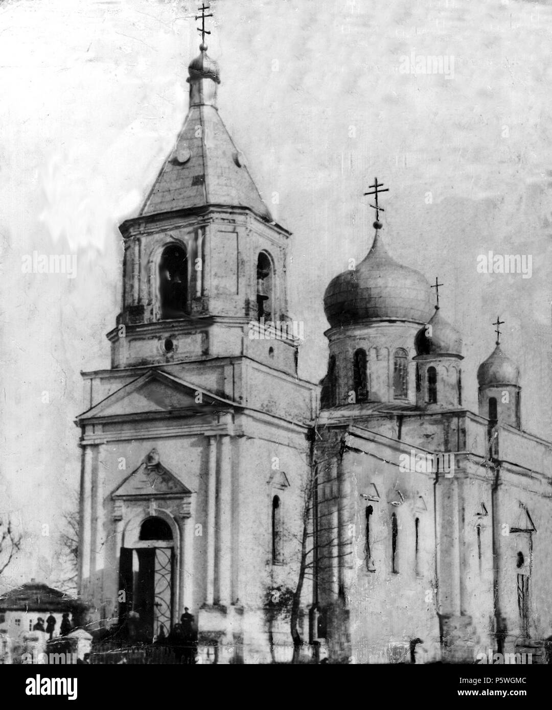 N/A.  : . 1900. Ce fichier n'est pas informations sur l'auteur. 347 Eglise de la protection de la Théotokos (Tishanskaya) 01 Banque D'Images