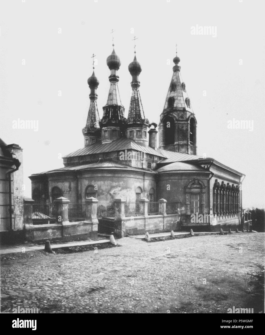 N/A. Anglais : église de la résurrection à Gonchar, détruit par les bolcheviks en 1932 : () . 1882. 347 Inconnu Église de la résurrection du Christ dans Gonchary Banque D'Images