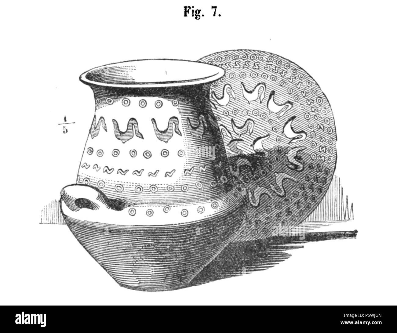 446 di alcuni sepolcri della necropoli Felsinea fig 7 Banque D'Images