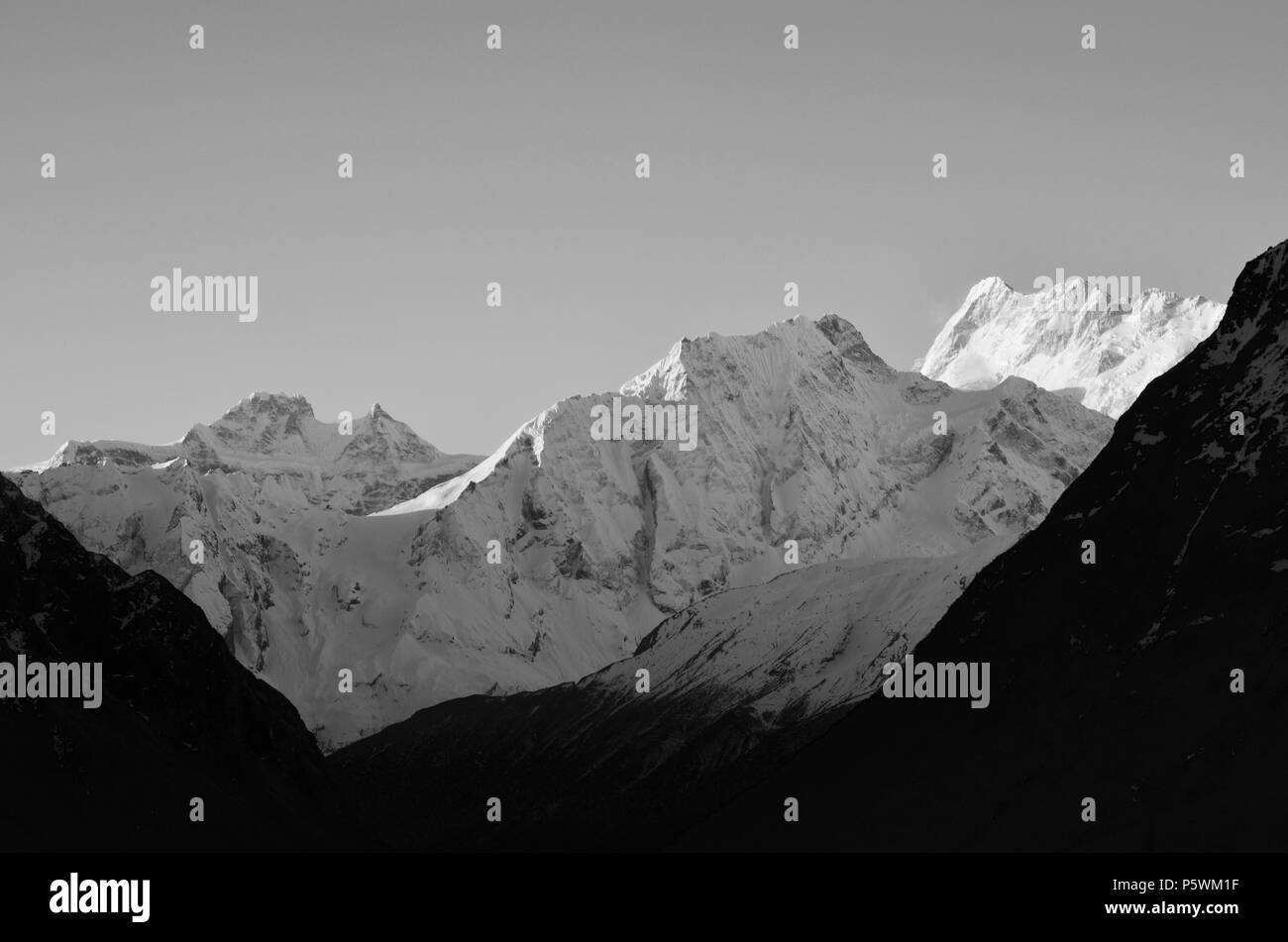 Trekking au Népal Banque D'Images