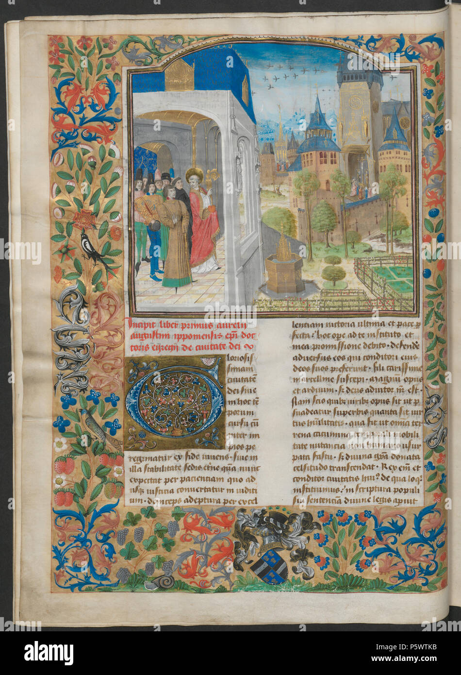 Latina : De civitate Dei libri XXII Nederlands : plus de Stad Dieux, Boek 22 . Nederlands : hs. 42, f. 1v. Augustinus en de filosofen. . Entre 1465 et 1474 circa circa. Augustin d'Hippone (354-430) Les noms alternatifs Augustinus ; Augustin d'Hippone, Augustin, saint Austin ; bienheureux Augustin, saint Augustin, saint Augustin, le saint évêque, théologien algérien Description, philosophe et saint Date de naissance/décès 13 Novembre 3548 août 430 Lieu de naissance/décès Thagaste Hippo Regius contrôle d'autorité : Q8018 VIAF:66806872 ISNI:0000 0001 2137 6443 ULAN:500104317 RCAC:n80126290 N Banque D'Images