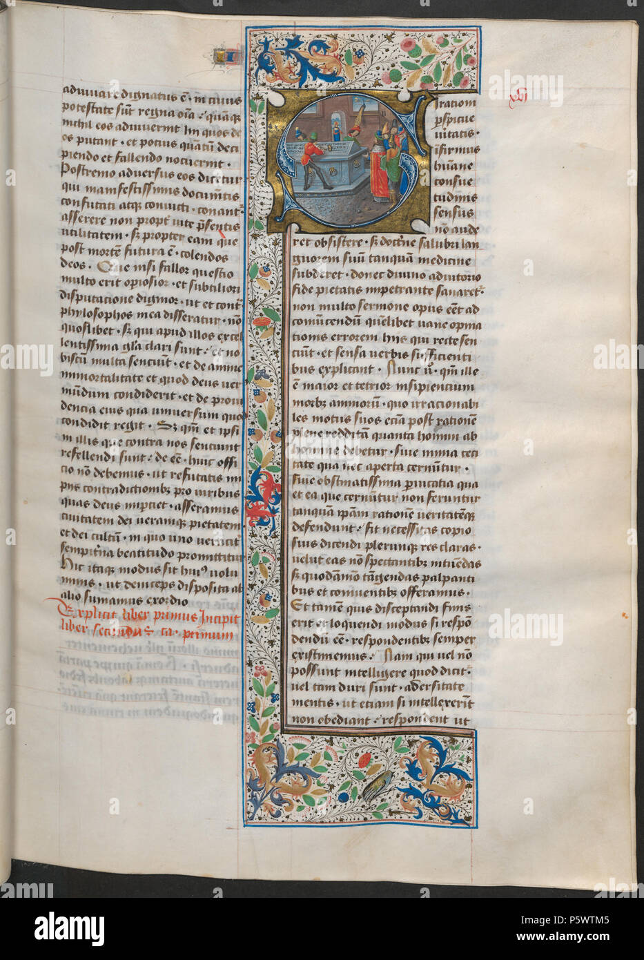 Latina : De civitate Dei libri XXII Nederlands : plus de Stad Dieux, Boek 22 . Nederlands : hs. 42, f. 16r. Augustinus en de sarcofaag. . Entre 1465 et 1474 circa circa. Augustin d'Hippone (354-430) Les noms alternatifs Augustinus ; Augustin d'Hippone, Augustin, saint Austin ; bienheureux Augustin, saint Augustin, saint Augustin, le saint évêque, théologien algérien Description, philosophe et saint Date de naissance/décès 13 Novembre 3548 août 430 Lieu de naissance/décès Thagaste Hippo Regius contrôle d'autorité : Q8018 VIAF:66806872 ISNI:0000 0001 2137 6443 ULAN:500104317 RCAC:n80126290 Banque D'Images